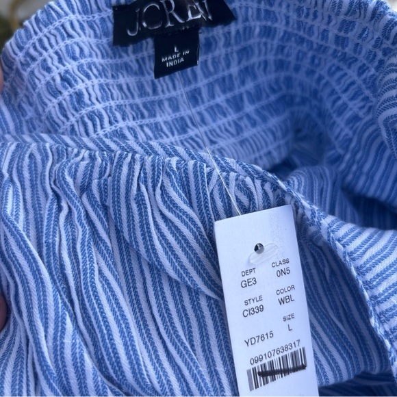 J. Crew Light Blue Striped Midi Dress - Picture 6 of 6